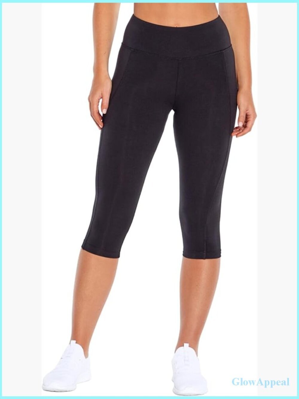 Slim Fit Capri Legging with Tummy Control Power Mesh